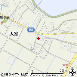 埼玉県加須市大室126-8周辺の地図
