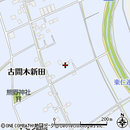 茨城県常総市古間木新田451周辺の地図