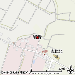 福井県吉田郡永平寺町岩野周辺の地図