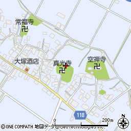 茨城県土浦市手野町周辺の地図