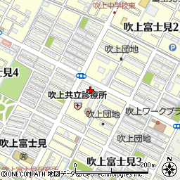 吹上富士見共生プラザ風の街周辺の地図