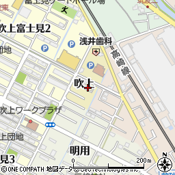 埼玉県鴻巣市吹上614周辺の地図