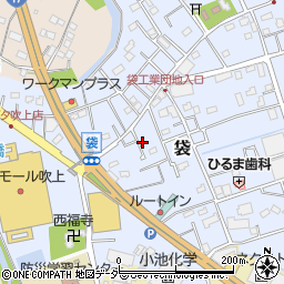 埼玉県鴻巣市袋758-29周辺の地図