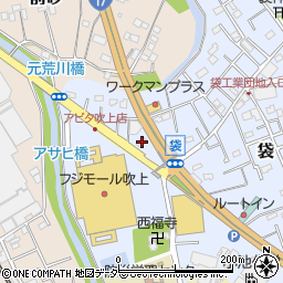 埼玉県鴻巣市袋155周辺の地図