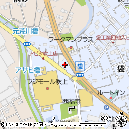 埼玉県鴻巣市袋155周辺の地図