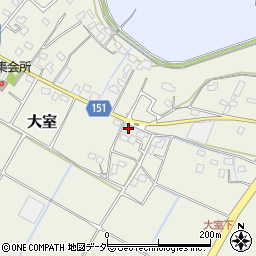 埼玉県加須市大室126周辺の地図