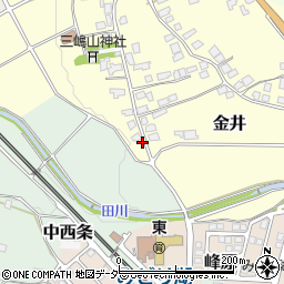 長野県塩尻市金井174周辺の地図