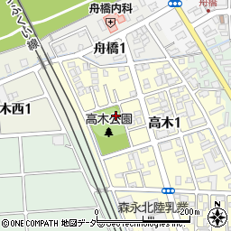 〒910-0805 福井県福井市高木の地図