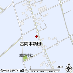 茨城県常総市古間木新田773周辺の地図