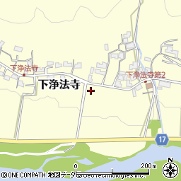 福井県吉田郡永平寺町下浄法寺周辺の地図