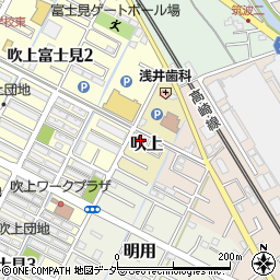 埼玉県鴻巣市吹上614-18周辺の地図