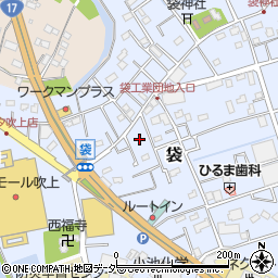 埼玉県鴻巣市袋758-32周辺の地図
