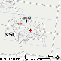 安竹町集落生活改善センター周辺の地図