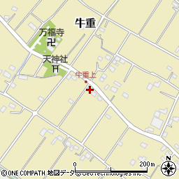 埼玉県加須市牛重90周辺の地図