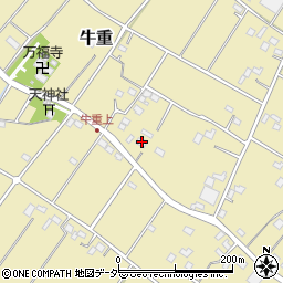 埼玉県加須市牛重1544-1周辺の地図