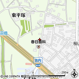 茨城県つくば市東平塚683周辺の地図
