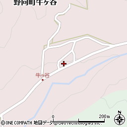 福井県勝山市野向町牛ヶ谷91周辺の地図