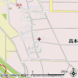 埼玉県熊谷市高本121周辺の地図