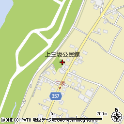 上三坂公民館周辺の地図