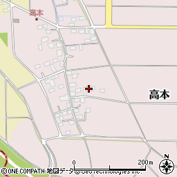 埼玉県熊谷市高本120周辺の地図