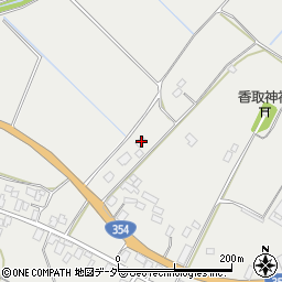 茨城県行方市内宿1067周辺の地図