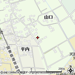 茨城県常総市山口78周辺の地図