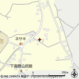 茨城県かすみがうら市下軽部1193周辺の地図