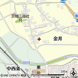 長野県塩尻市金井181周辺の地図