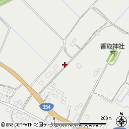 茨城県行方市内宿1065周辺の地図