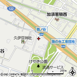 埼玉県加須市西ノ谷157周辺の地図
