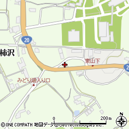 上柿沢集会所周辺の地図
