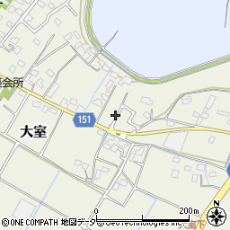 埼玉県加須市大室129周辺の地図