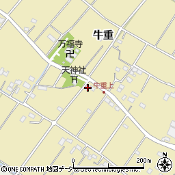埼玉県加須市牛重89周辺の地図