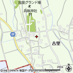 埼玉県比企郡嵐山町古里816周辺の地図