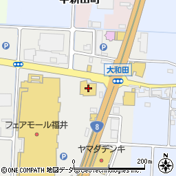 スーパーカボス大和田店周辺の地図