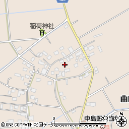 茨城県常総市曲田393周辺の地図