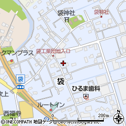 埼玉県鴻巣市袋710周辺の地図