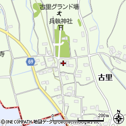 埼玉県比企郡嵐山町古里817周辺の地図