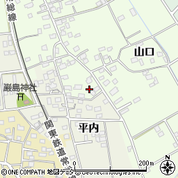 茨城県常総市山口72周辺の地図