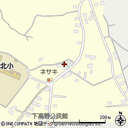茨城県かすみがうら市下軽部1196周辺の地図