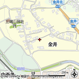 長野県塩尻市金井周辺の地図