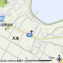 埼玉県加須市大室130-1周辺の地図