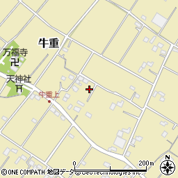 埼玉県加須市牛重1283-1周辺の地図