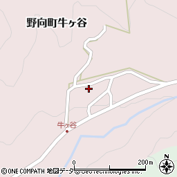 福井県勝山市野向町牛ヶ谷84-6周辺の地図