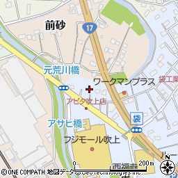 埼玉県鴻巣市袋133周辺の地図