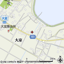 埼玉県加須市大室136周辺の地図