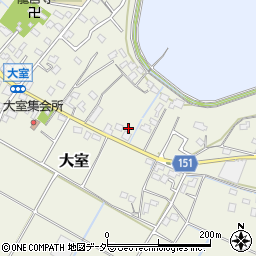 埼玉県加須市大室136周辺の地図