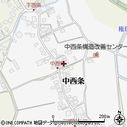 長野県塩尻市中西条179周辺の地図
