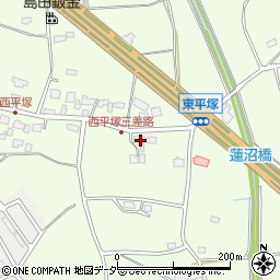茨城県つくば市東平塚867周辺の地図
