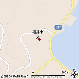 海士町立福井小学校　校長室周辺の地図